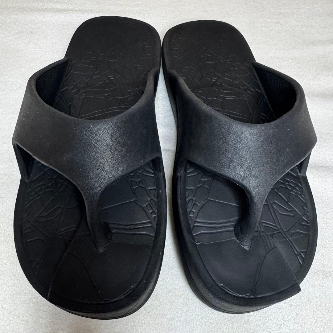 ラクバキRACBAKI ブラック イージーサンダルレディースL