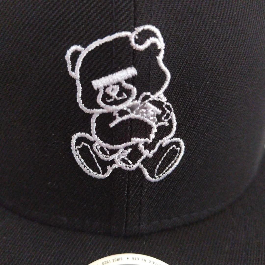 美品 UNDERCOVER✕New Era クマ刺繍 ベースボールキャップ 黒