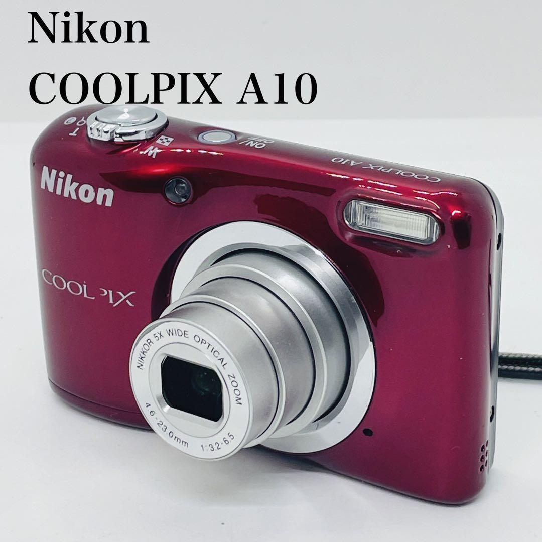 Nikon ニコン　コンパクトデジタルカメラ　COOLPIX A10 レッド