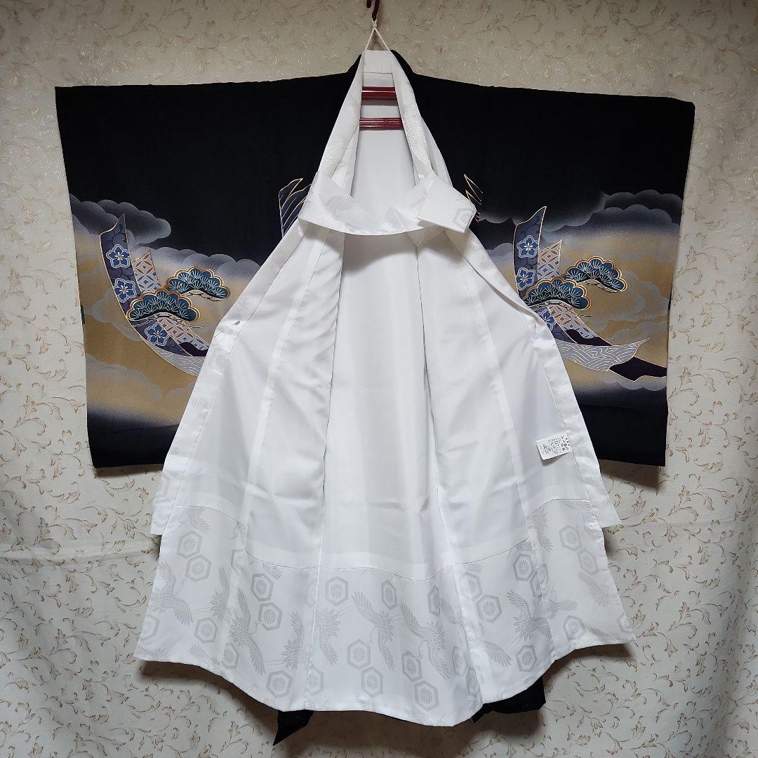 (ふがし)#8-046 (保管品) 正絹 男児 お宮参り きもの