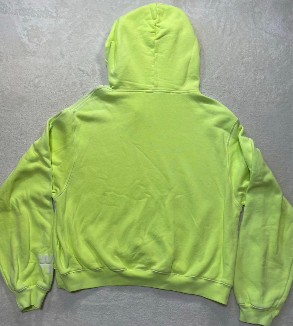 Alexander wang アレキサンダーワン　パーカー　蛍光　イエロー　M