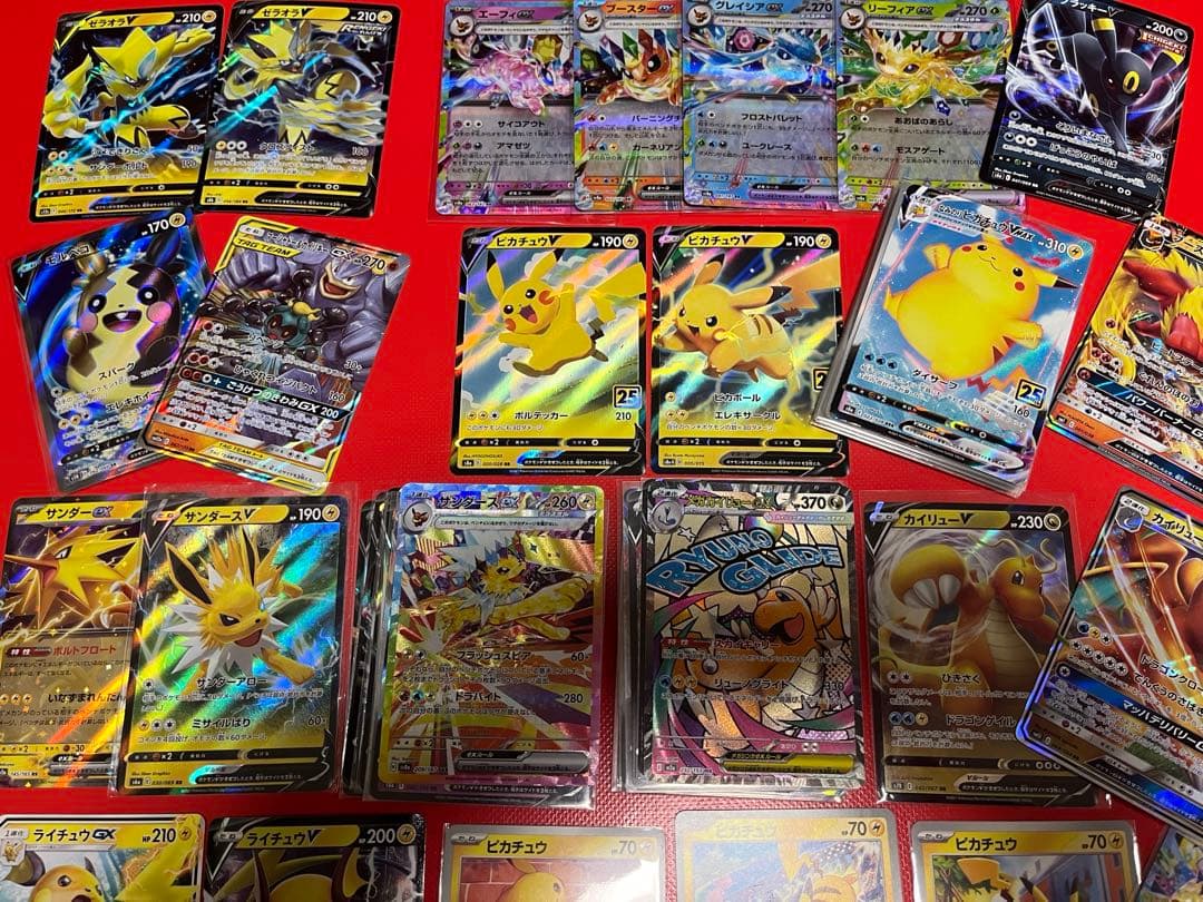 151 SAR SR AR GX まとめ売り　200枚　ピカチュウ　サンダース