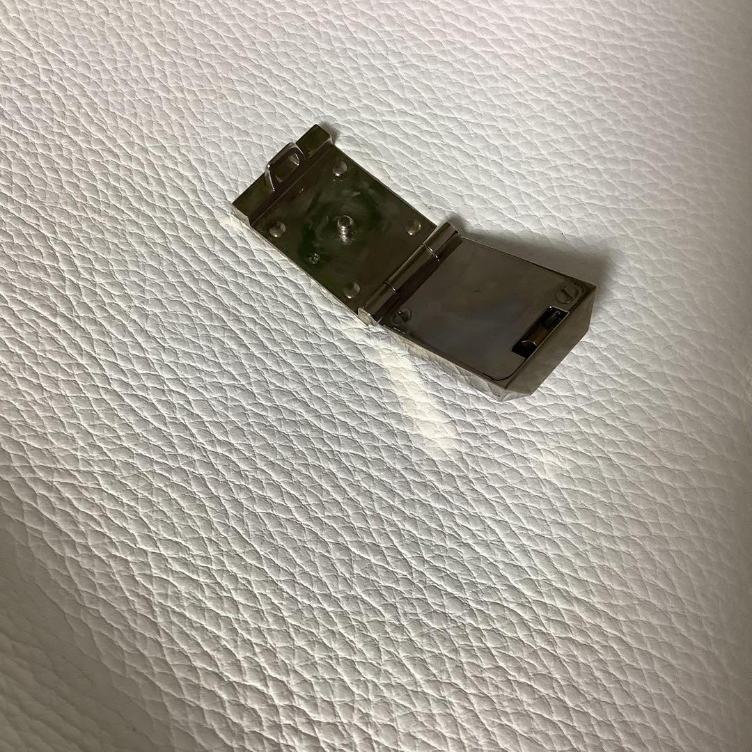 HERMES エルメス　ホワイト　レザー ビジネス　バッグ　メンズ　レディース