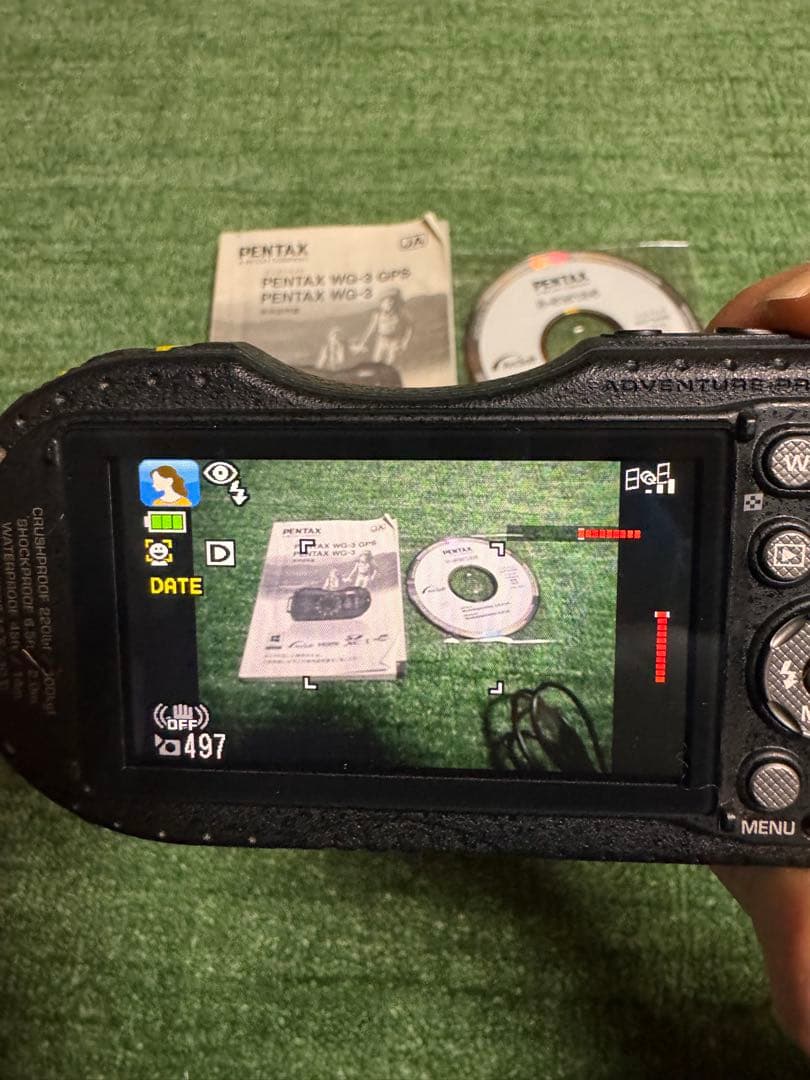 防水デジカメ PENTAX WG-3 GPS搭載モデル　中古