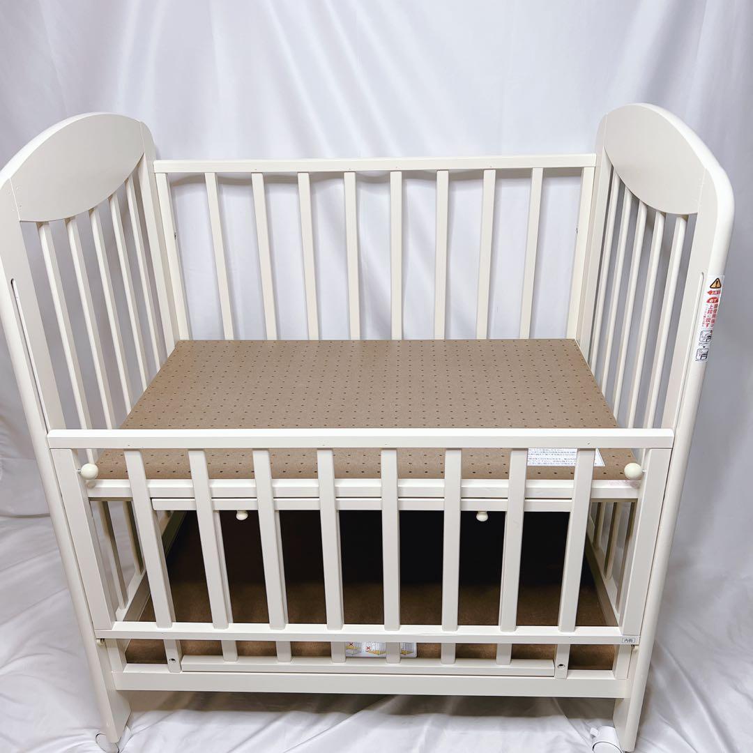 ☆除菌清掃済☆ KATOJI カトージ　ミニタチベッド　ハイシート　プチバニラ