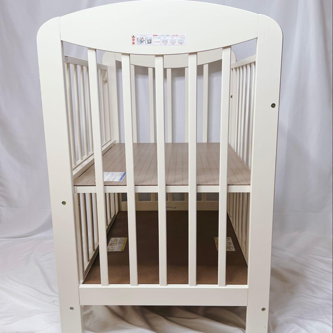 ☆除菌清掃済☆ KATOJI カトージ　ミニタチベッド　ハイシート　プチバニラ