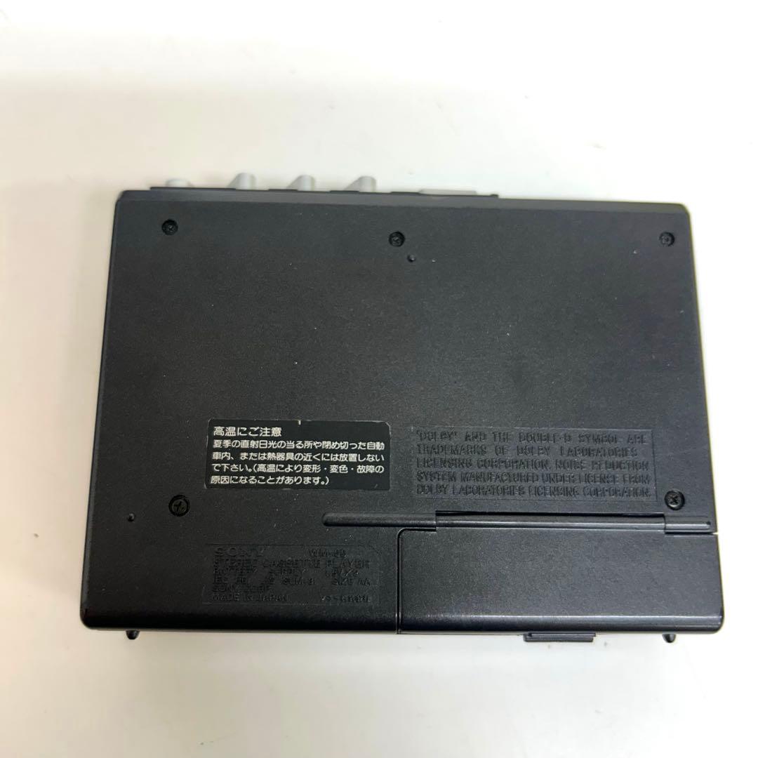 f537- SONY WM-55 カセットプレーヤー ジャンク