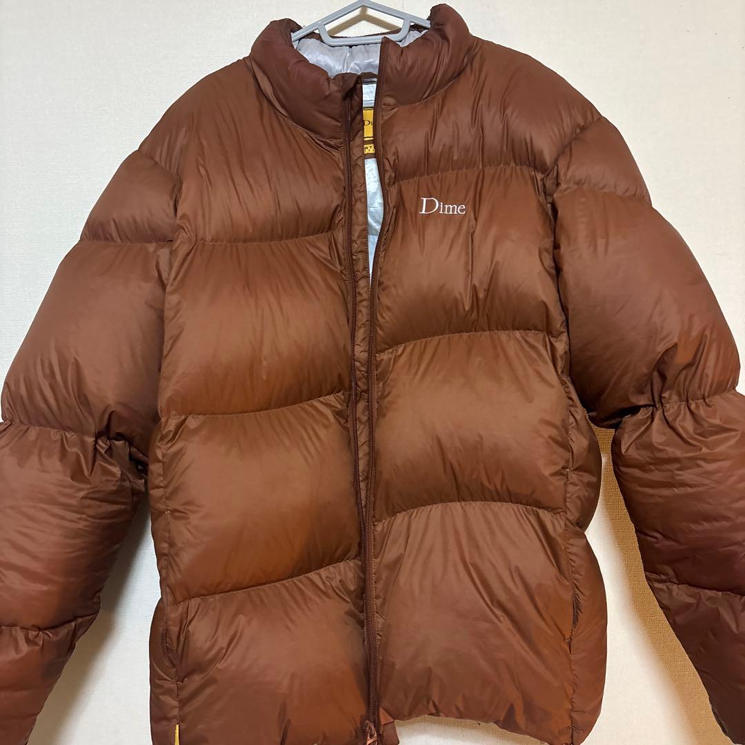 Dime ブラウン ダウンジャケット L