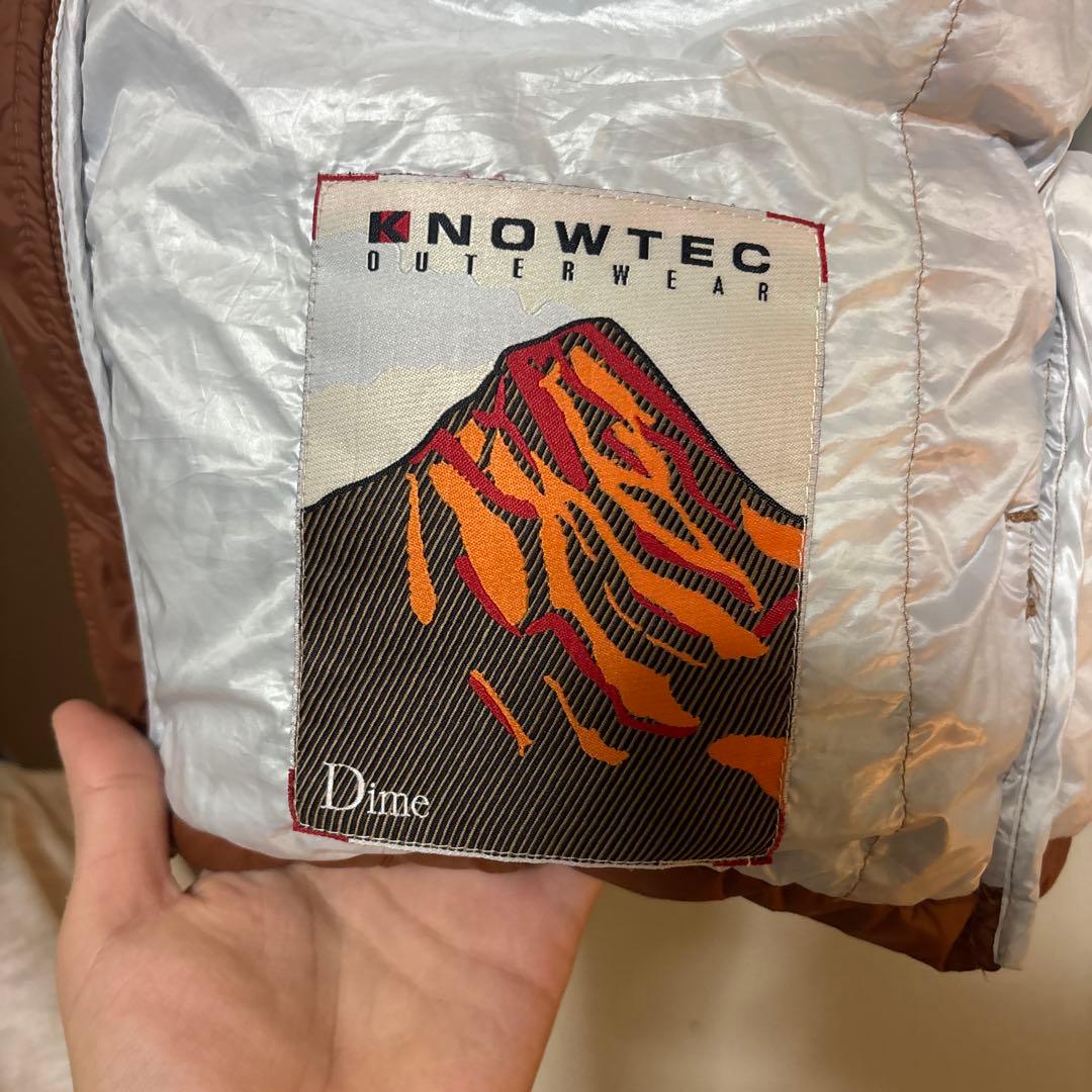 Dime ブラウン ダウンジャケット L