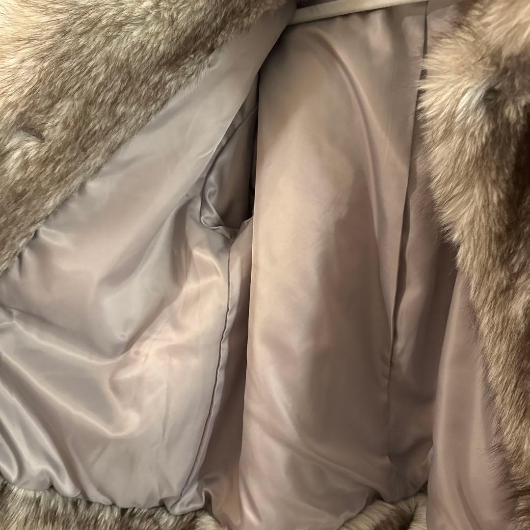 値下げ⭐︎今季Ray BEAMSフェイクファー ショート ブルゾン グレー