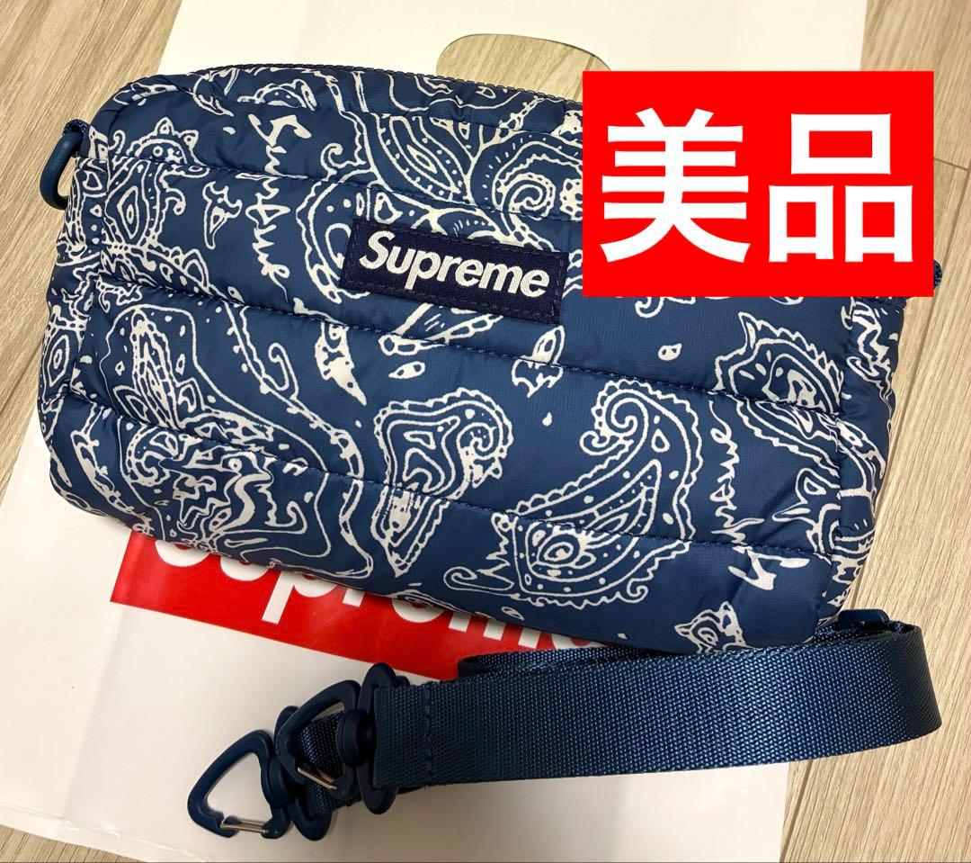 24時間以内発送 完売品 美品 青 22fw Puffer Side Bag