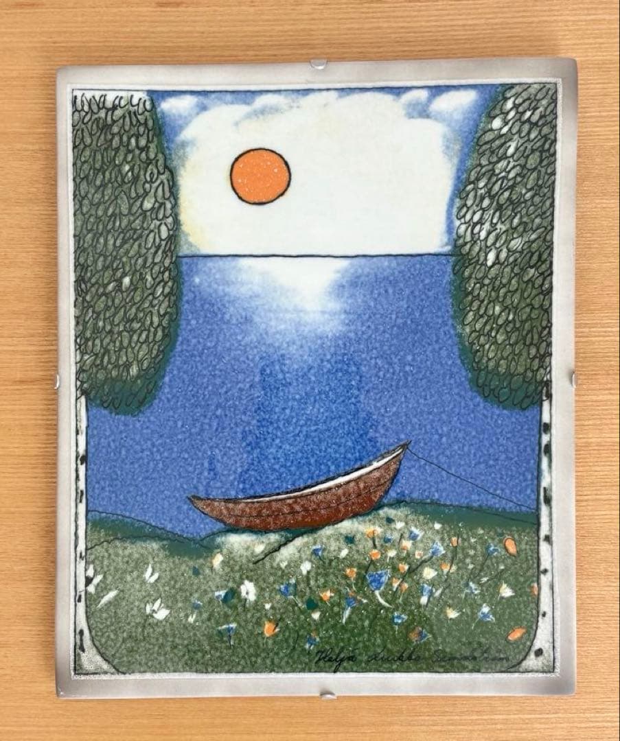 ARABIA アラビア ヘルヤ 四季の陶板画(大) \"Kesä\"