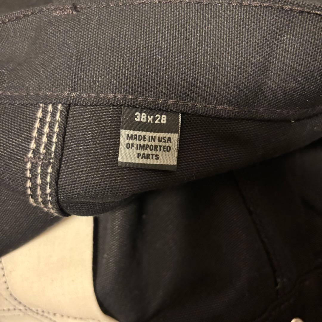Carhartt USA製 ダブルニーブラック BLK 38×28 新品 現行品
