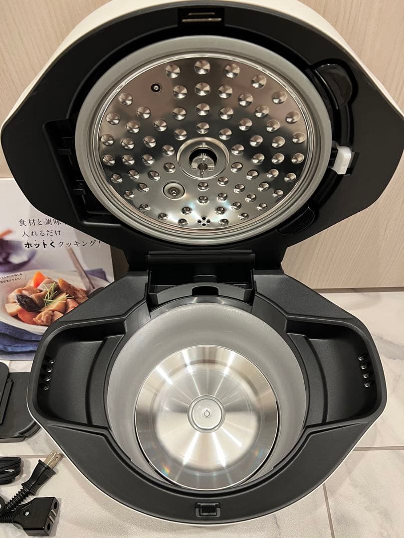 SHARP ヘルシオ ホットクック 自動調理鍋 KN-HW16G-W WHITE