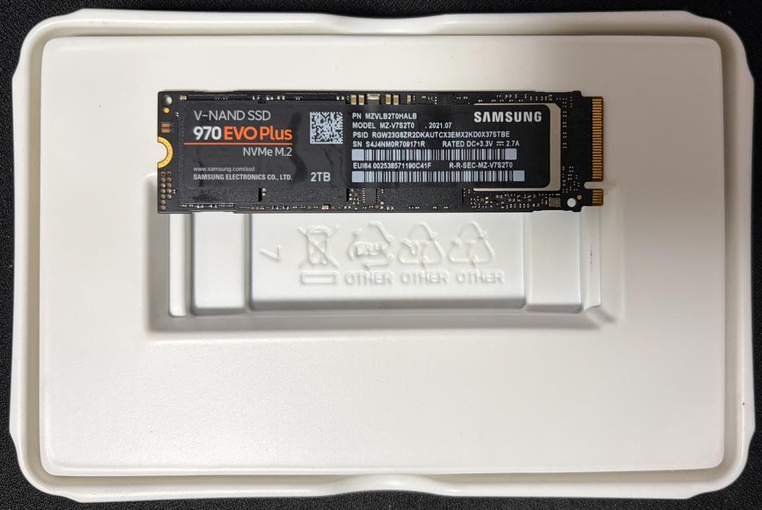 内蔵型SSD SAMSUNG SSD 970 EVO Plus [2TB]