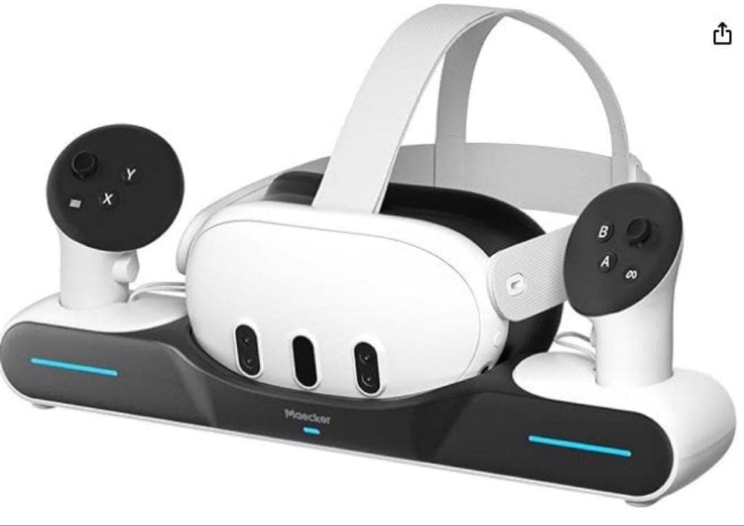  Quest 3 512GB VRヘッドセット＋充電ドック＋アクセサリー