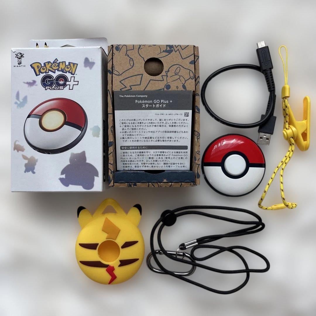 未使用に近いPokémonGO Plus+ポケモン ゴー プラス+ソフトカバー付