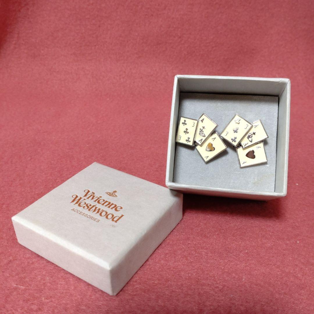 ヴィヴィアン★Vivienne Westwood カフスボタン トランプ