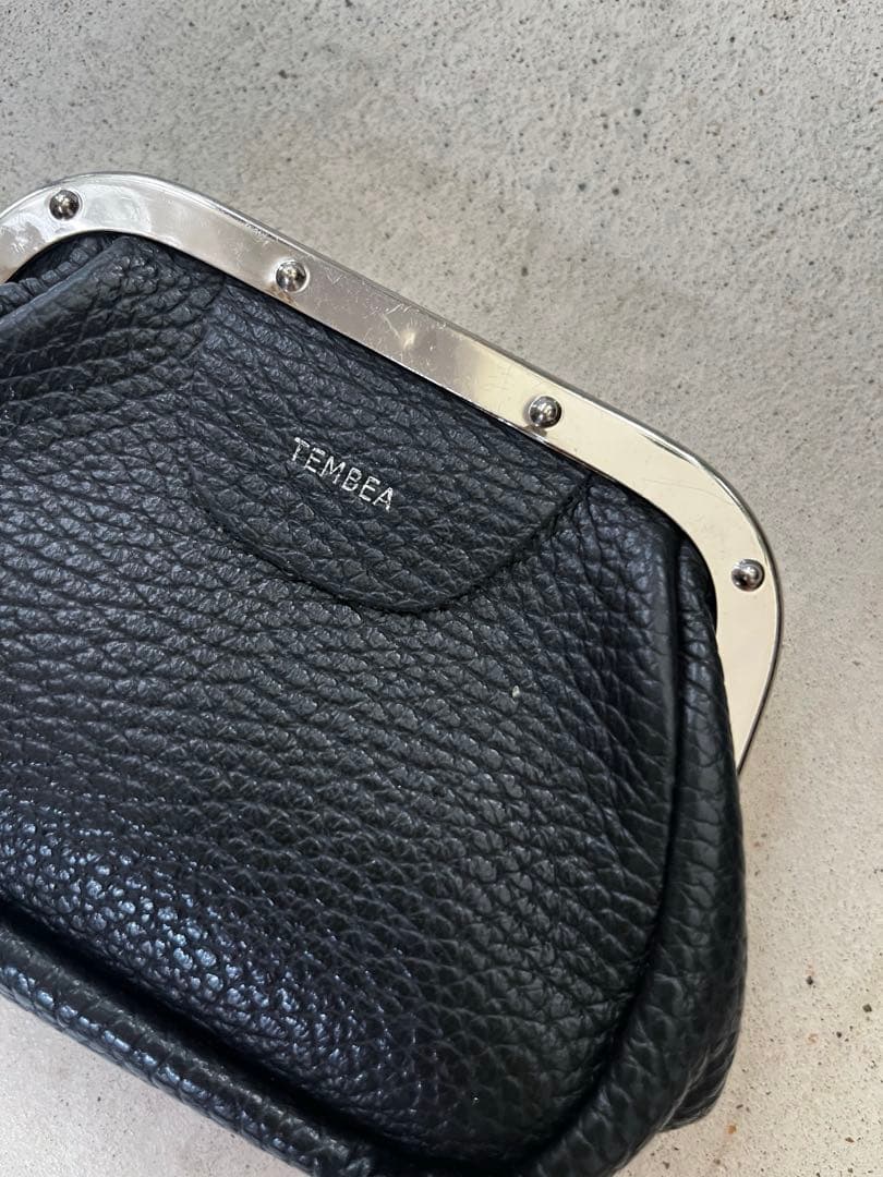 TEMBEA がま口　財布　ブラック