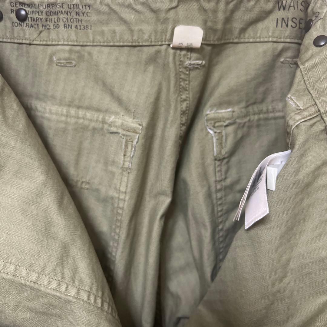 RRL ヘリンボーン ユーティリティ パンツ 31x30