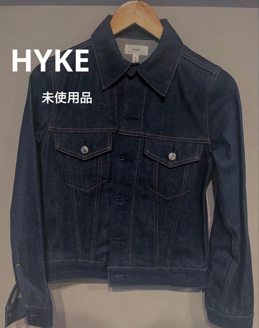 HYKE Gジャン TYPE3 DENIM JACKET ノンウォッシュ