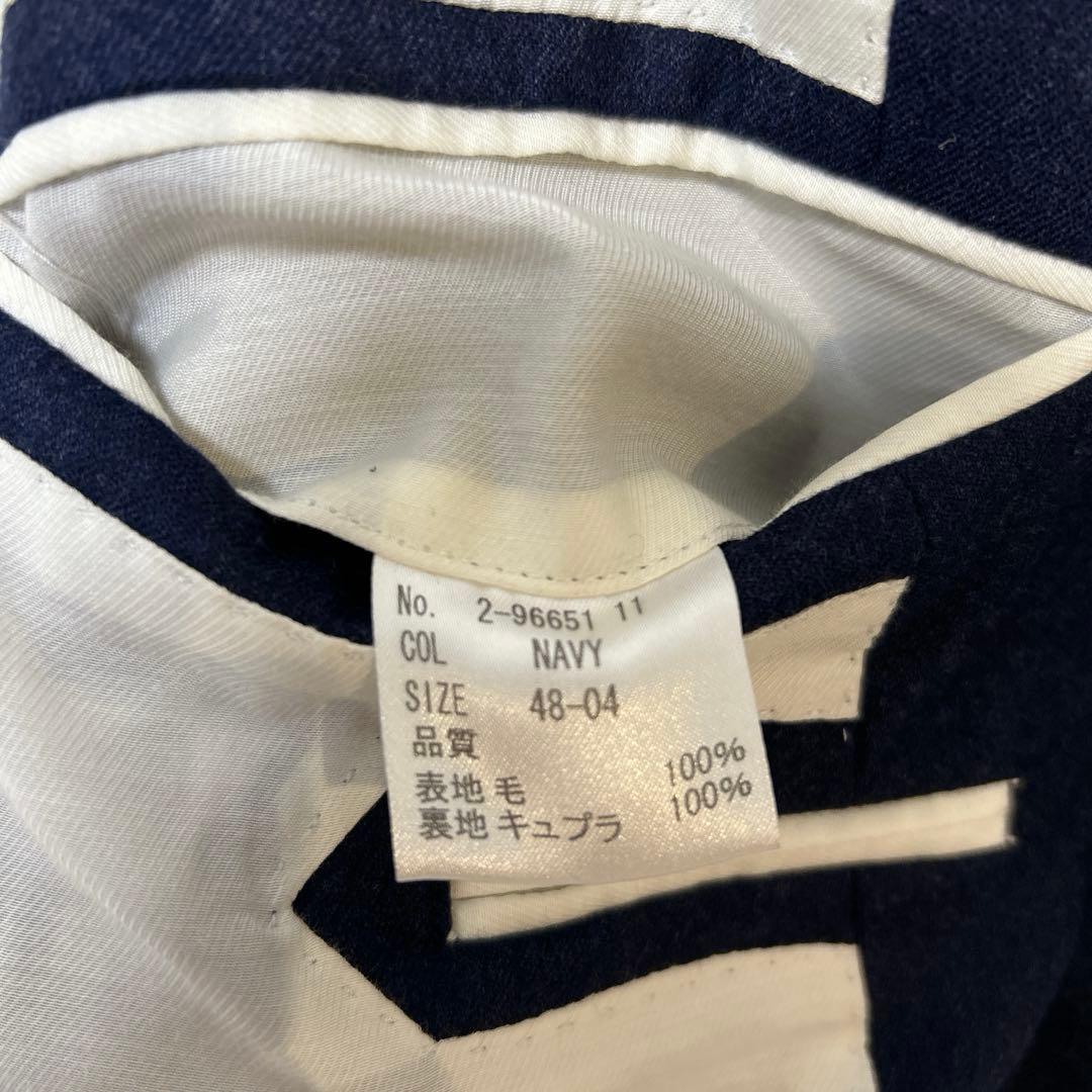 バーニーズニューヨーク カノニコ セットアップ スーツ ネイビー イタリア 2B