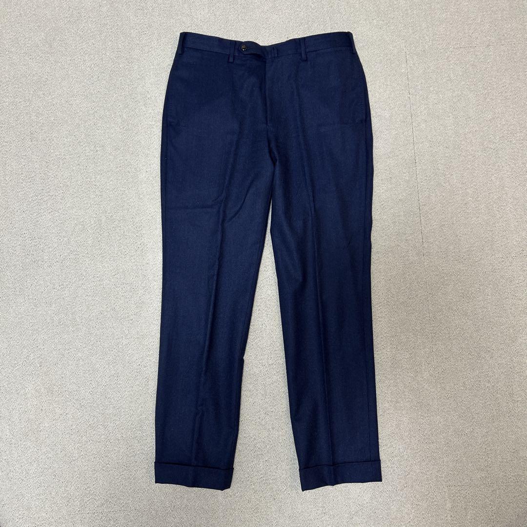 バーニーズニューヨーク カノニコ セットアップ スーツ ネイビー イタリア 2B