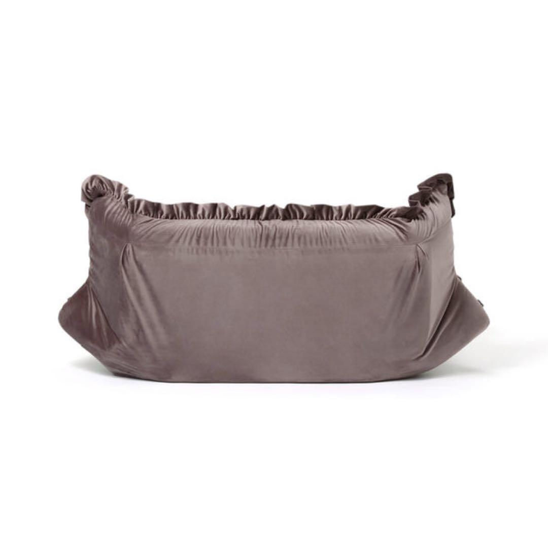 S*K様 フリル付きブラウン2人掛けソファ