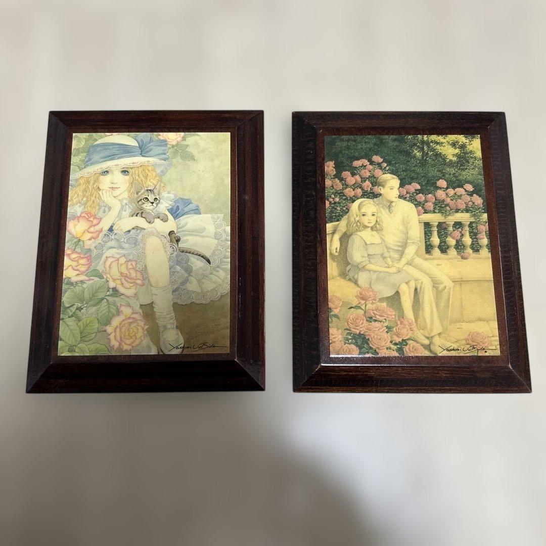 希少！内田善美　カラーイラスト作品　2点