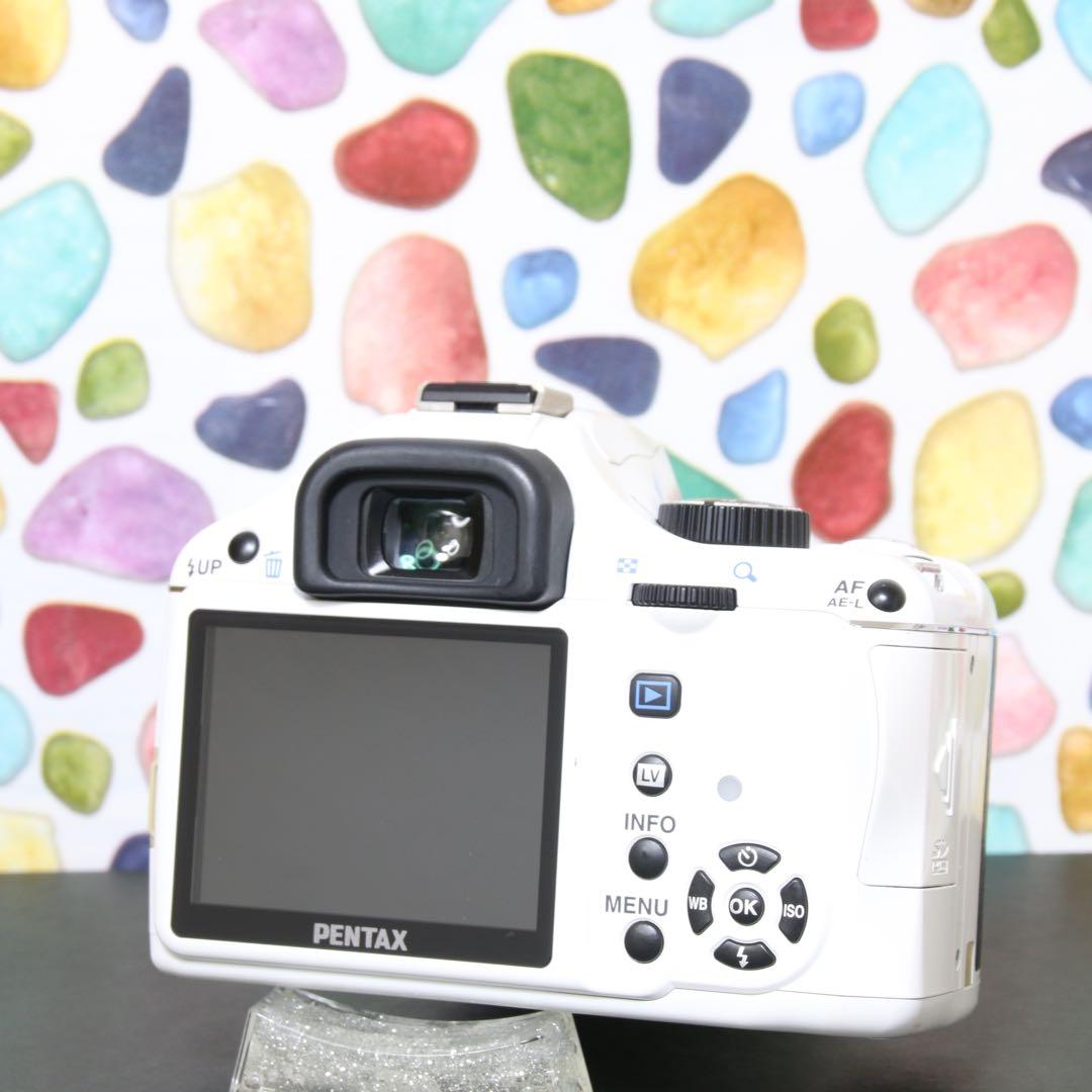 ♥︎◇PENTAX k-x ◇ショット数極少 ◇スマホ転送 ◇ホワイト