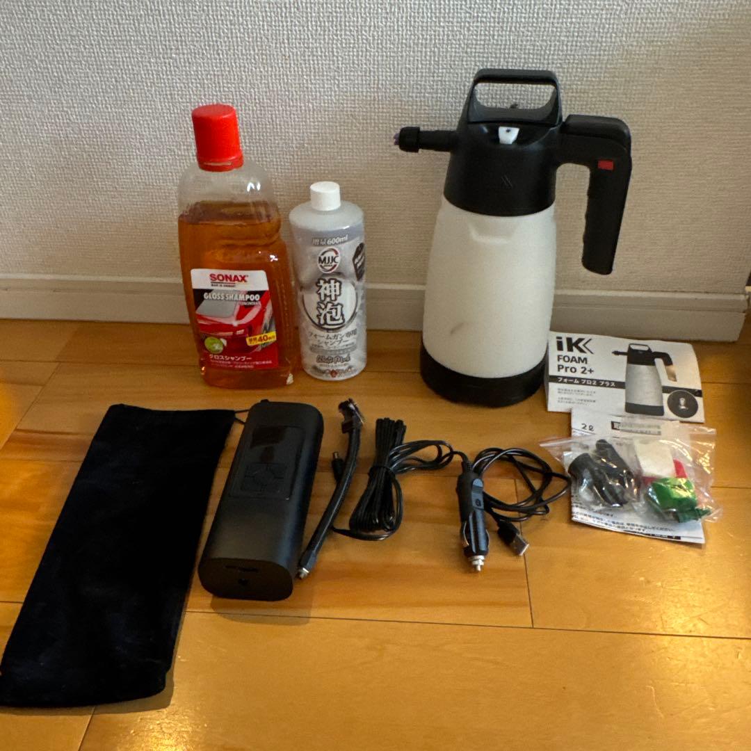 iK FOAM Foam PRO 2 フォームガン洗車セット コンプレッサー付他