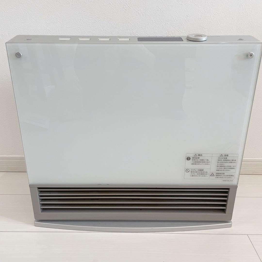 Ｊ　ガスファンヒーター ガラストップ 取扱説明書付き GS-35G2G