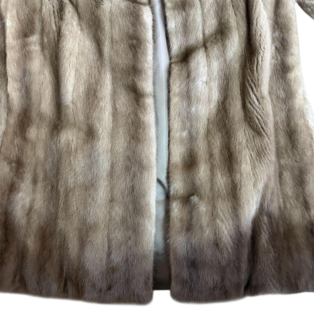 ✨良品✨SAGA MINK ロングコート 毛皮 リアルファー 高級 サガミンク