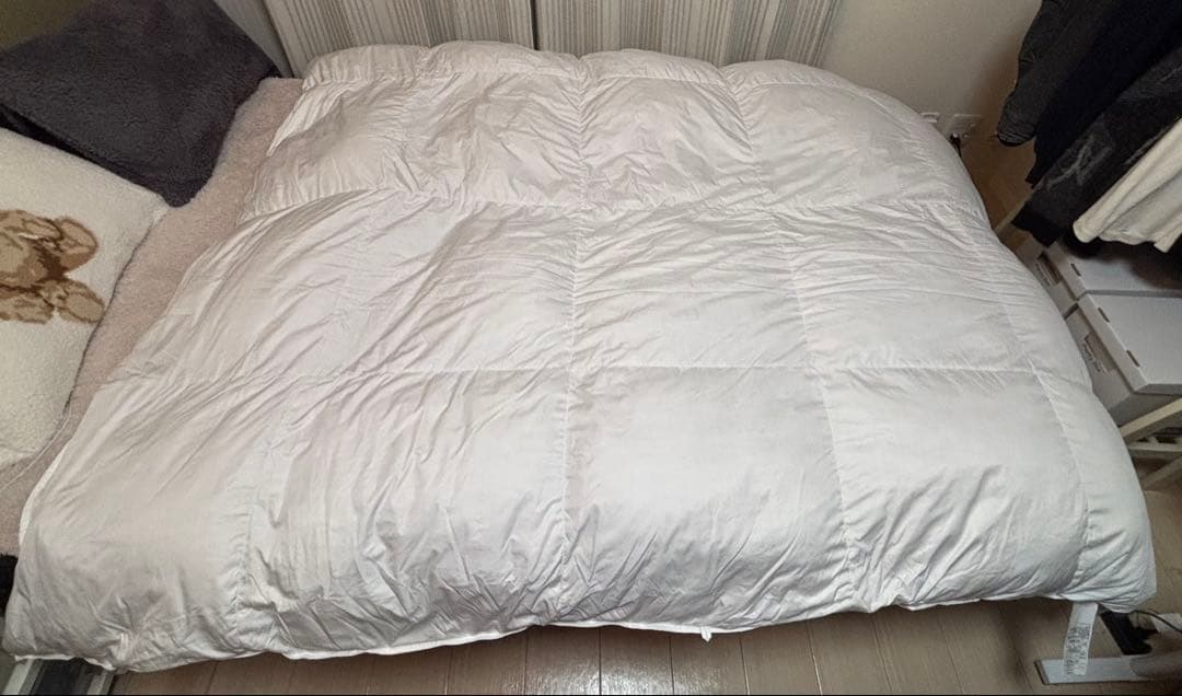 無印良品 羽毛掛け布団 中厚手 セミダブル