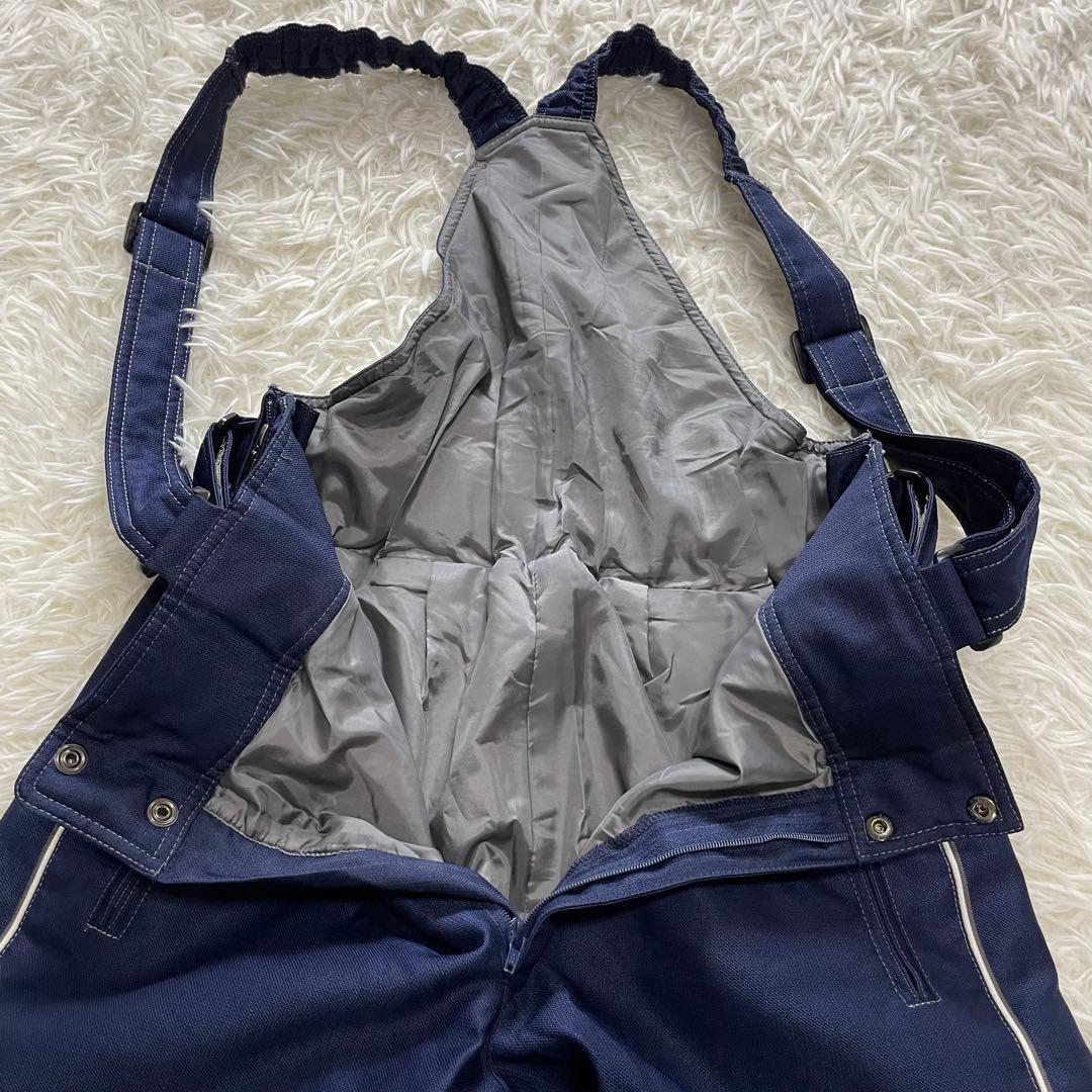 デサント スキーウェア セット 上下 メンズ L グレー 紺 ネイビー スノボ