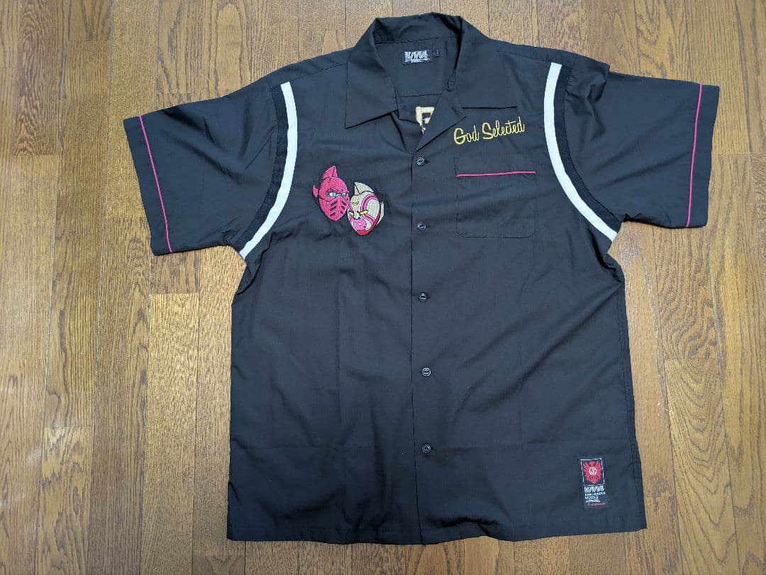 ゴッドセレクテッド ボウリングシャツ