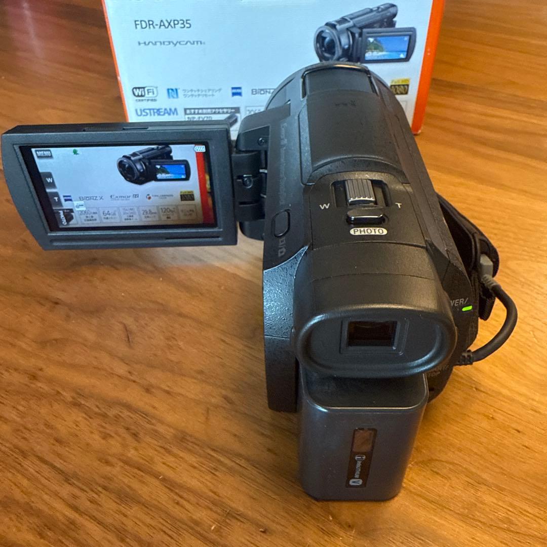 Sony FDR-AXP35 4K ハンディカム