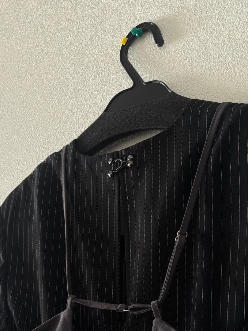 未使用【ANDRESD】 ピンストライプテーラードビスチェドレス オケージョン