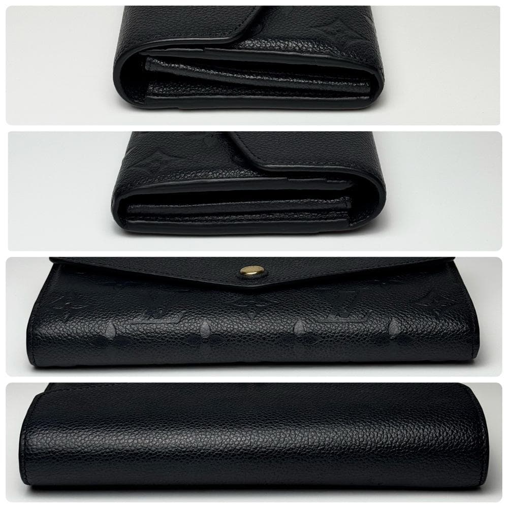 極美品 ルイヴィトン アンプラント ポルトフォイユ サラ ノワール M61182