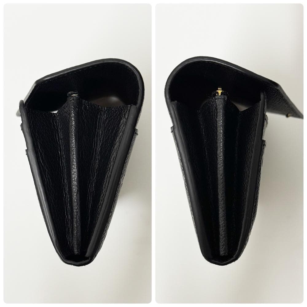 極美品 ルイヴィトン アンプラント ポルトフォイユ サラ ノワール M61182