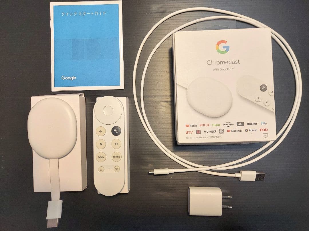 【美品】Chromecast with Google TV 4K