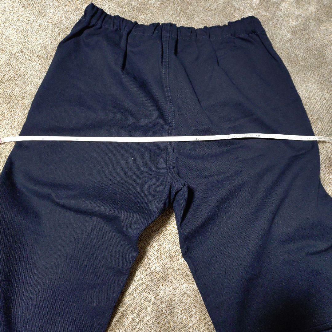 【美品】コムデギャルソンコムデギャルソン コットンイージーパンツ　ネイビー