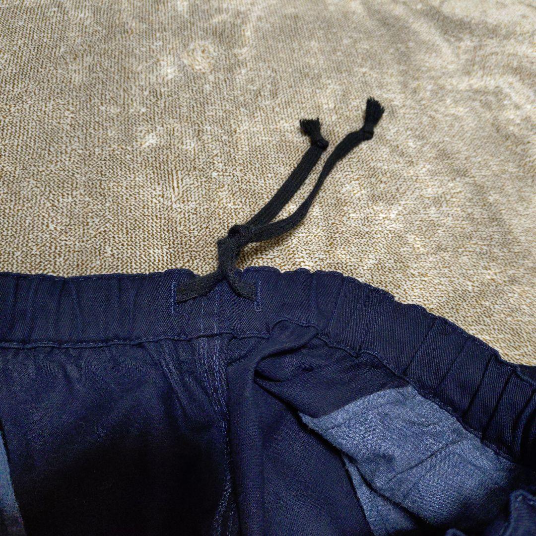 【美品】コムデギャルソンコムデギャルソン コットンイージーパンツ　ネイビー