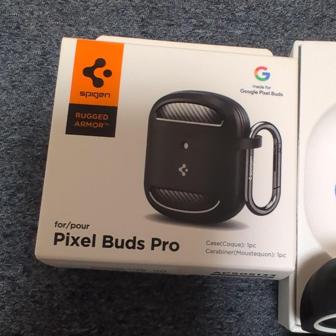 イヤホン Google Pixel Buds Pro Fog + Spigen Case