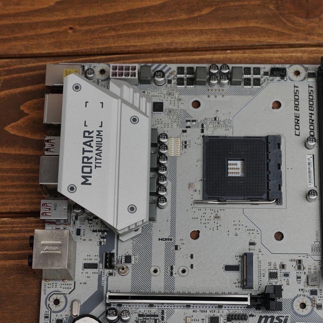 MSI B450M MORTAR TITANIUM マザーボード