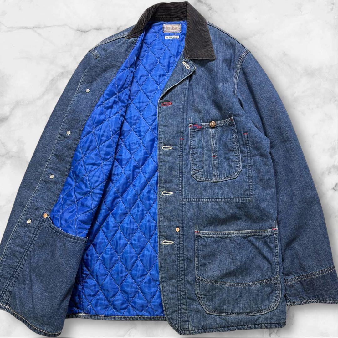 美品◎BLUE BLUE デニム カバーオール ハリウッドランチマーケット