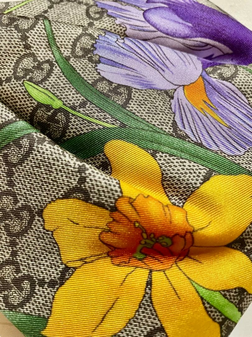 グッチ 花柄 ヘアバンド