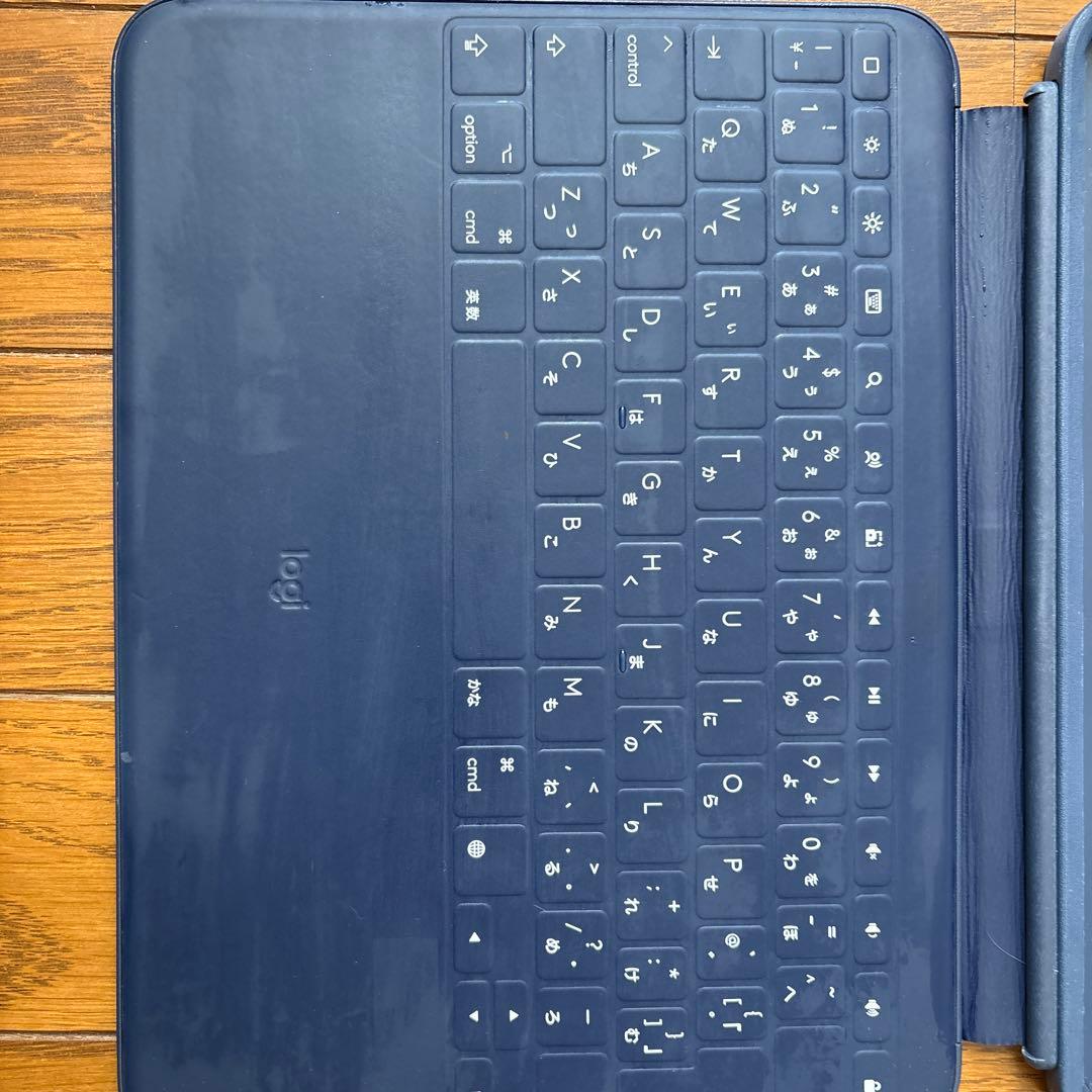logi iPad用キーボードケース ネイビー第10世代