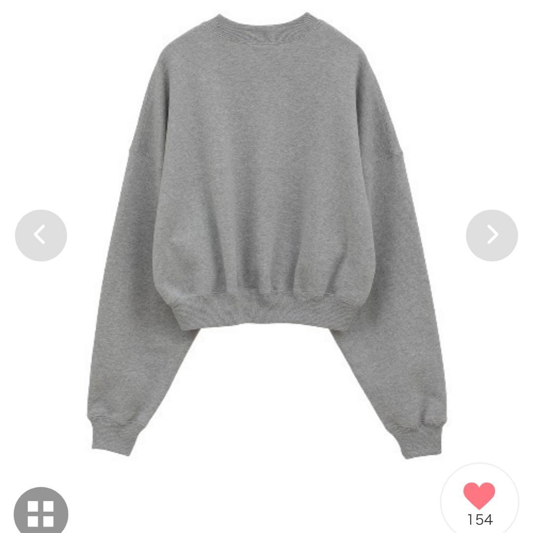 【1度のみ着用】 CLANE クラネ LOGO SHORT SWEAT TOPS