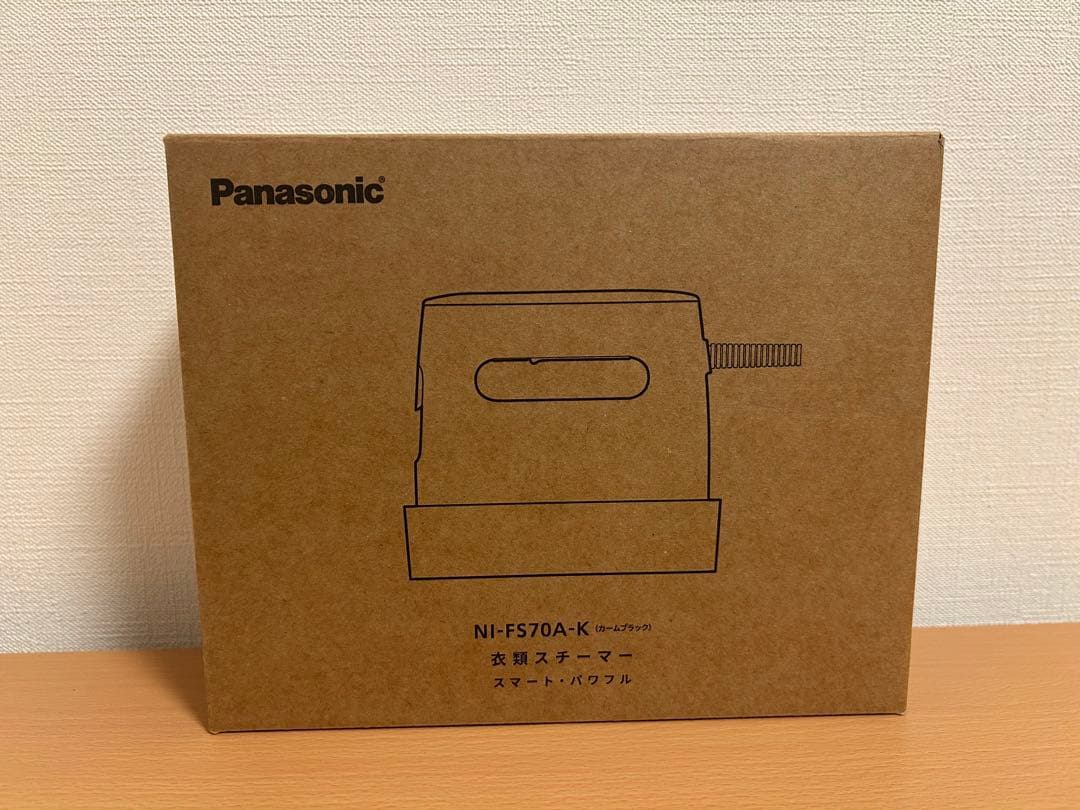 パナソニック 衣類スチーマー NI-FS70A-K（カームブラック）